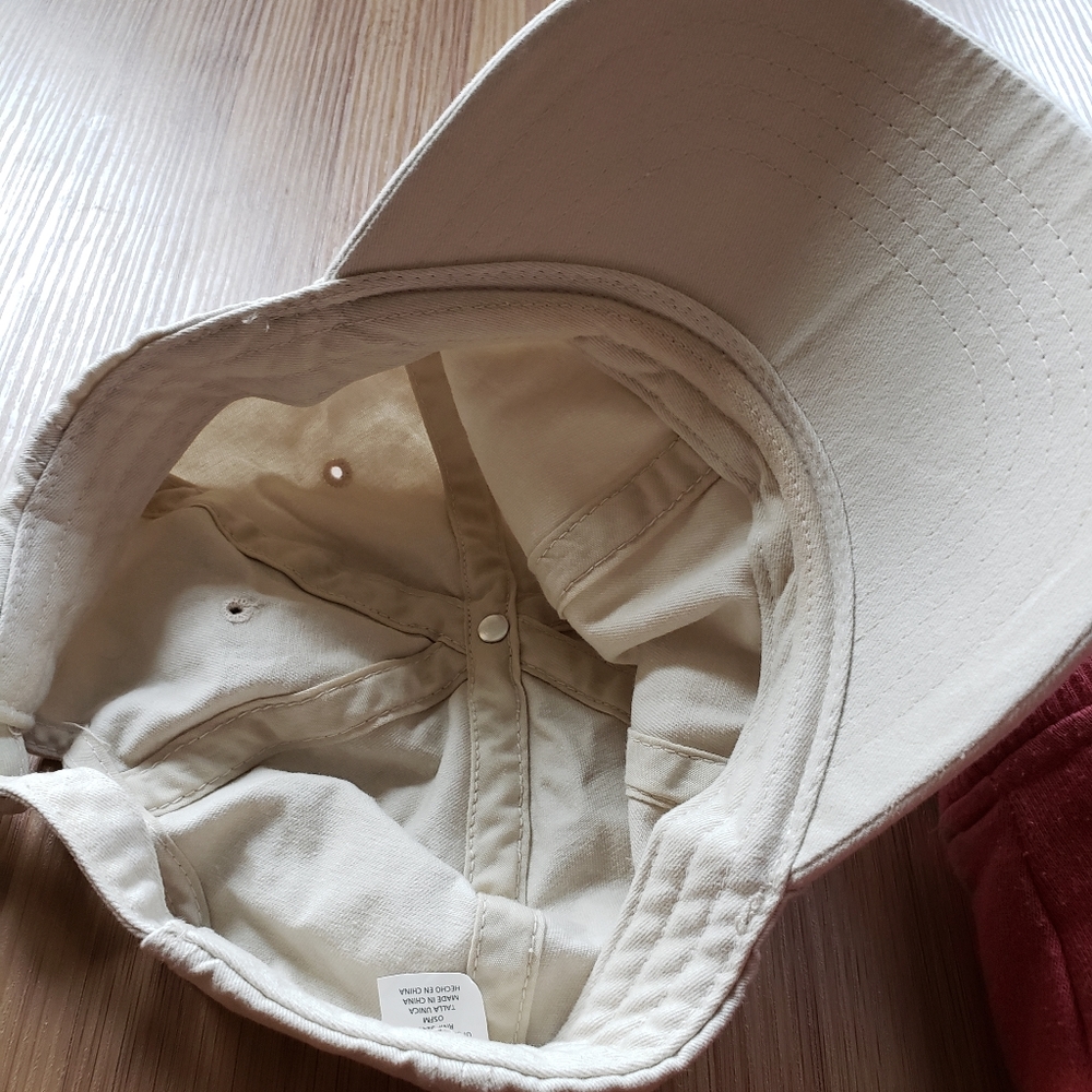 Ivory Cap Dad Hat - Picture 4 of 4